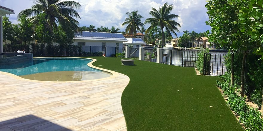 Intracoastal Waterway Custom Home - ForeverLawn Landscape